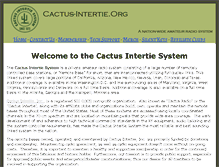 Tablet Screenshot of cactus-intertie.org
